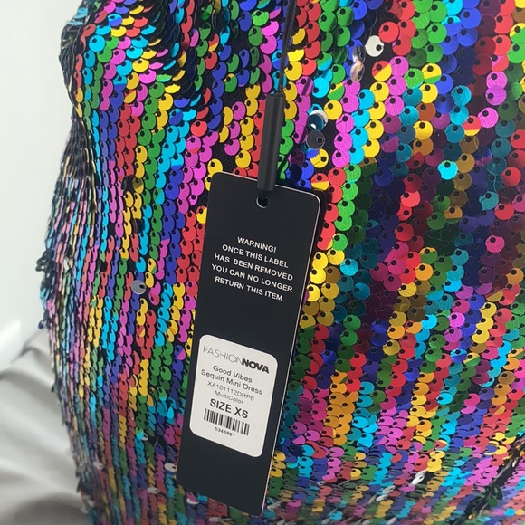 Fashion Nova brand new sequin mini dress. - Picture 5 of 5